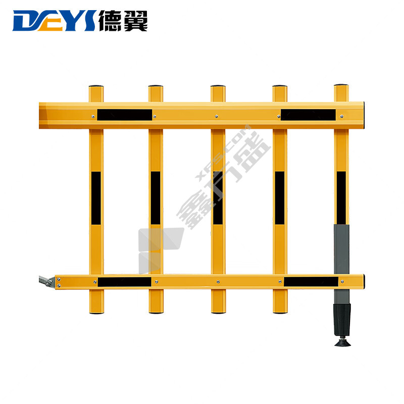 德翼 车辆道闸二栏栅栏杆 350*280*1000mm灰色 DY-XFS-DZ-L103