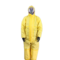 汉盾 带帽连体式C级防护服 XXXXL 黄色 HD-BP618