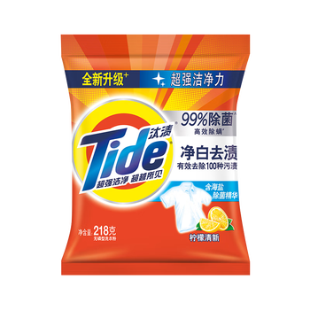 汰漬 無磷凈白去漬洗衣粉 218g