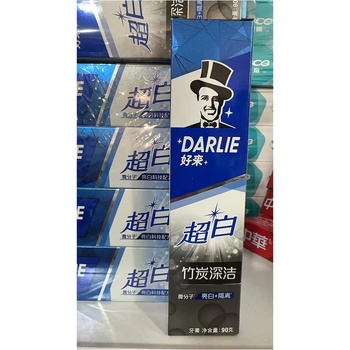 DARLIE好来 竹炭超白深洁黑人牙膏 90g 翠竹香型