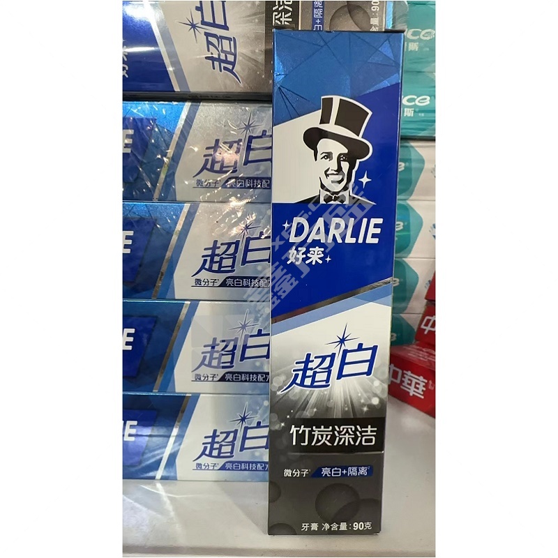 DARLIE好来 竹炭超白深洁黑人牙膏 90g 翠竹香型