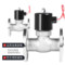 2L不锈钢法兰蒸汽电磁阀 2L-25BF DN25 DC24V
