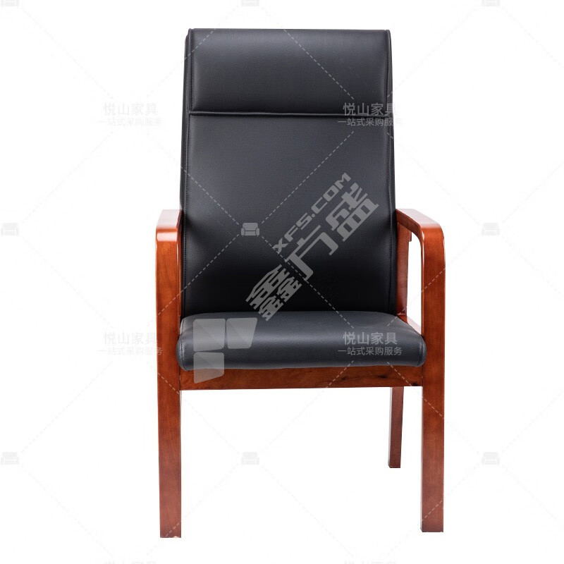 悦山 YSOC3DPC210ZP 办公会议椅 YSOC3DPC210ZP 600*590*1080mm 棕 牛皮