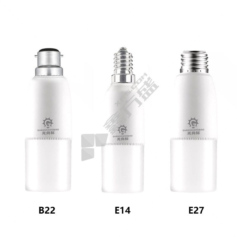 光向标 亮雅系列LED柱形球泡 TS-QP5W 5W 3000K E27