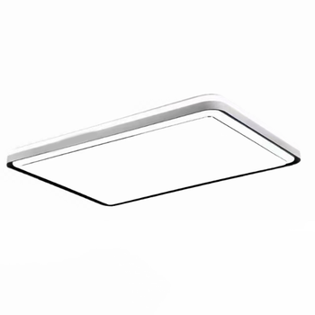 光向标 LED客厅灯 长方简派款 吸顶灯 KR-08 200W 三色变光 960*660mm 220V 黑色