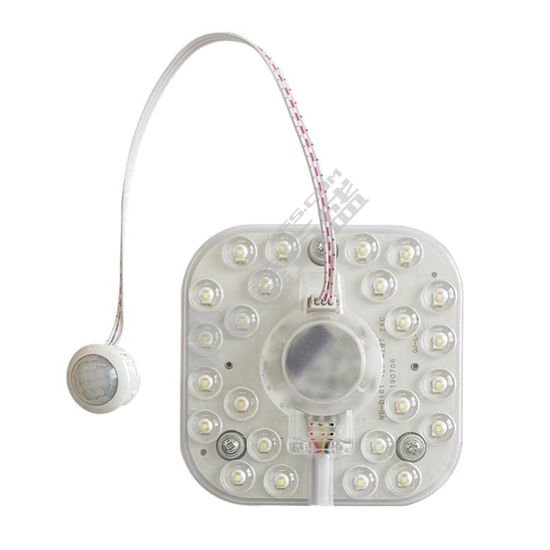 微博电子 二线全灭LED吸顶灯光源感应模组 声控 6W 6500K 90*90mm AC220V