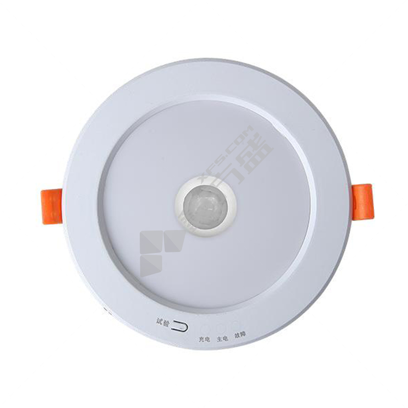 微博电子 含强启四线5.8G雷达全灭5寸 LED应急筒灯 12w 6500K Φ140-150mm >90min