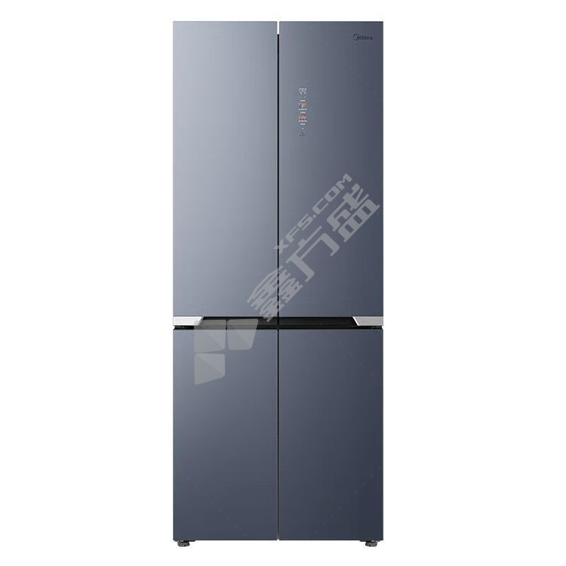 美的 超薄嵌入式三档变温十字对开门冰箱 BCD-435WUSGPZM 435L 一级能效 灰色