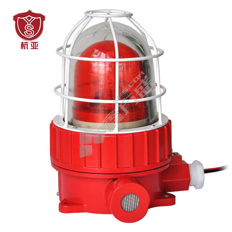 杭亚 防爆声光报警器频闪声光报警灯 YS-BBJ-8W 红色 220V