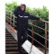 添星 经济反光安保雨裤 XL码 藏青 008007N