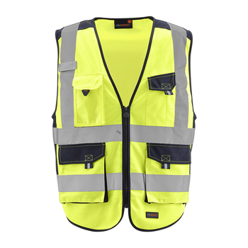 添星 高警示双拼反光背心 3XL码 荧光黄 V22001Y