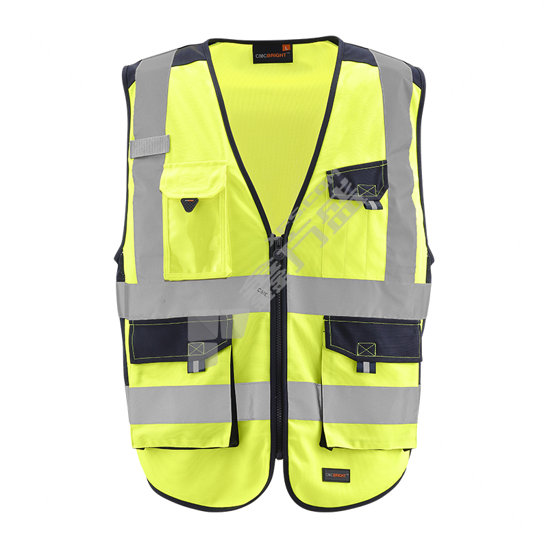 添星 高警示双拼反光背心 3XL码 荧光黄 V22001Y