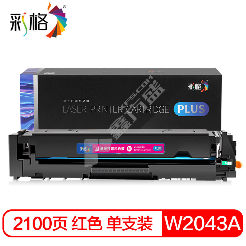 彩格 PLUS系列 W2043A(416A)一体鼓   M 2.1K 品红色 W2043A(416A)带芯片
