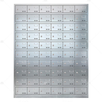 悦山 YSOA11FO60MW201Y钥匙锁60门餐具碗柜 YSOA11FO60MW201Y 143*30*180cm 银色