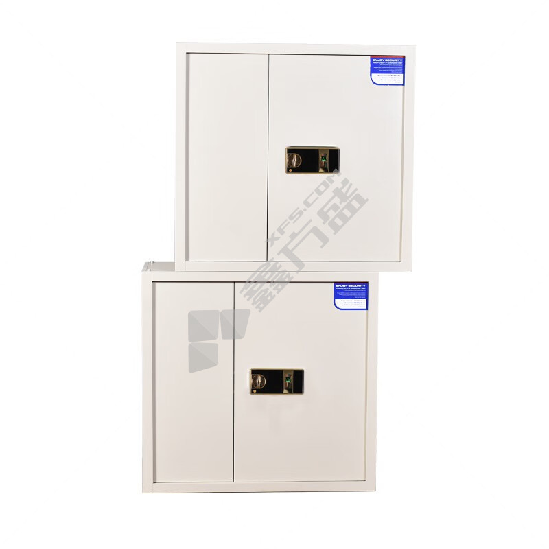 臻远 ZYFSJ-01加厚常规分双节指纹锁保密柜 W900*D420*H1850mm 灰白色