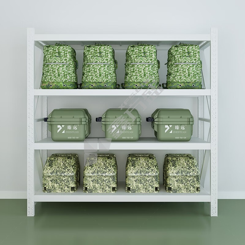 臻远 ZY-ZXHJ-18中型仓储货架 W1200*D500*H2000mm 灰白色