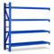臻远 ZY-HJA-57轻型仓储货架 W1500*D500*H2000mm 蓝色
