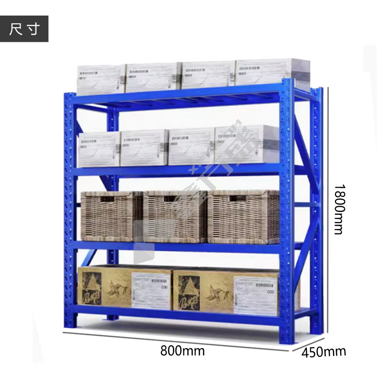 京泰 JT-101160重型货架 JT-101160 800*450*1800mm 蓝色