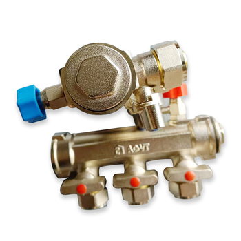 埃茨 C5110球阀型分集水器 3路 45mm 进DN25出1216*2.0