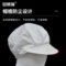安赛瑞 松紧款无尘洁净室小工帽 3A00124 均码 白色条纹