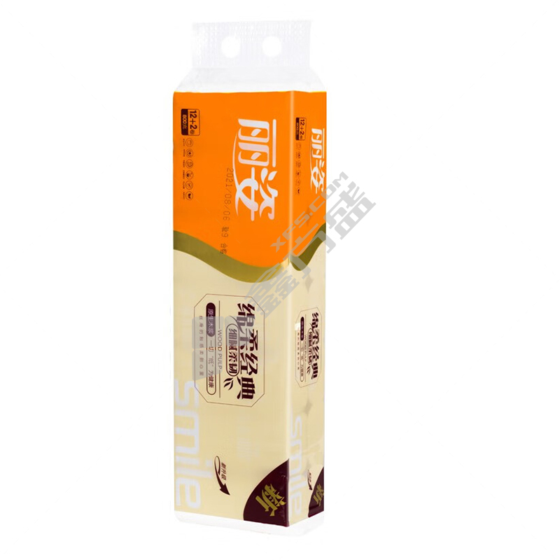 丽姿 家用卫生卷纸 5层 800g 14卷/提