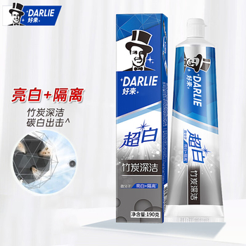 DARLIE好来 竹炭深洁黑人牙膏 90g 翠竹香型