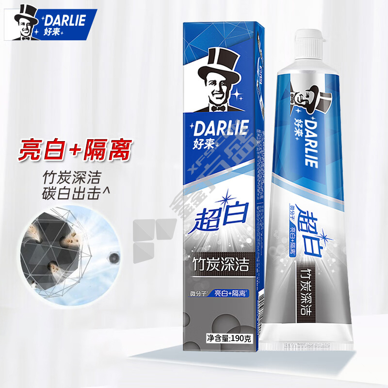 DARLIE好来 竹炭深洁黑人牙膏 90g 翠竹香型