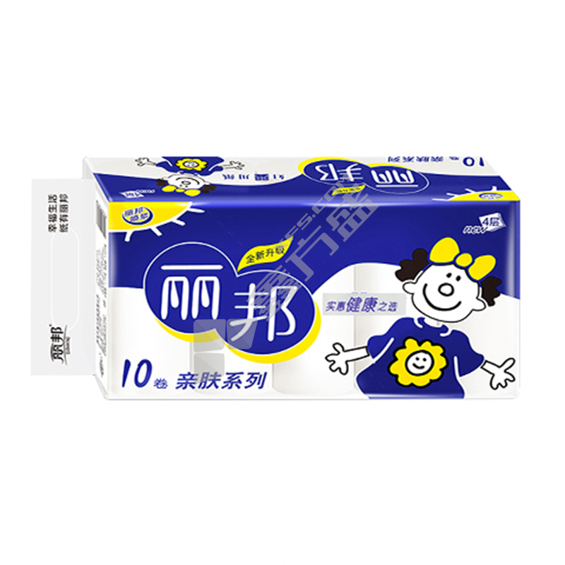 丽邦 家用卫生卷纸 5层 2000g 10卷/提 215*138mm