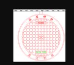 球墨铸铁井盖 轻型 700mm*800mm*60mm 34kg 10T