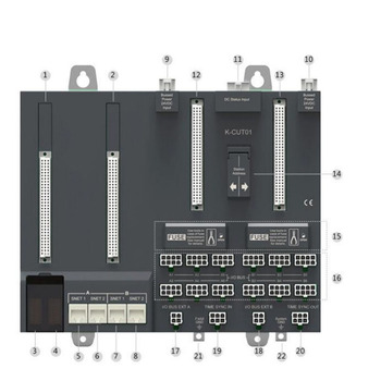 和利时 K系列 4槽主控制器背板模块 K-CUT01 24V