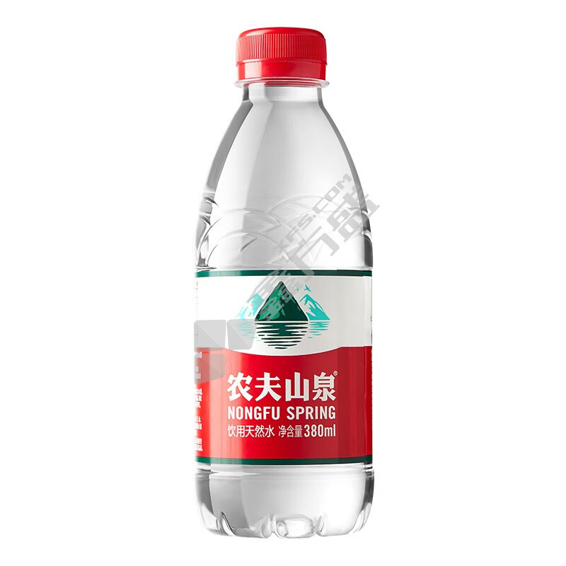 农夫山泉 380ml天然水 380ml 24瓶/箱