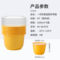美丽雅 HC067479方便餐盒圆型餐盒 HC067479 14*9*10cm 黄色