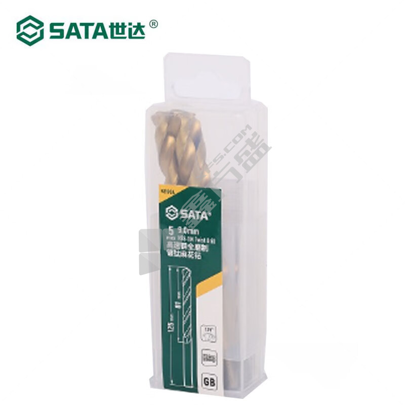 世达 5件套高速钢全磨制镀钛麻花钻 52205A 10.5mm 87mm 133mm