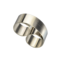 费默司 金相专用镶嵌试样夹 不锈钢双圆型 热镶嵌适用 17mm*10mm*7mm 银白色 试样夹100个