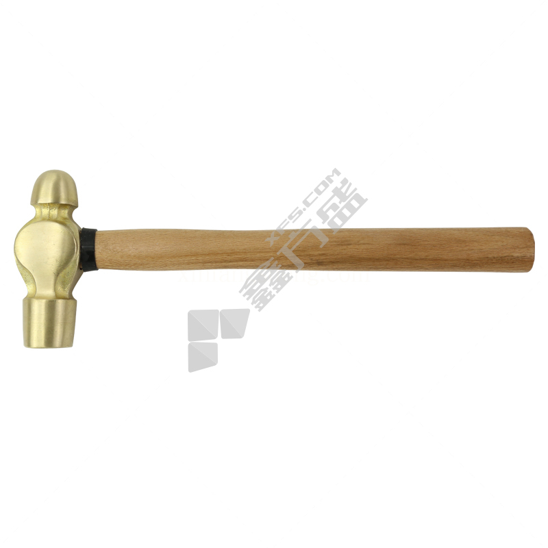 渤防 木柄防爆圆头锤 铝青铜 1178A-002AL 0.34kg(0.75P) 280mm