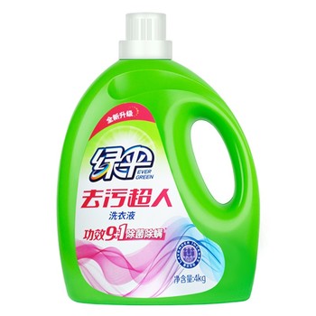 绿伞 去污超人除菌洗衣液 4kg 玉兰幽香