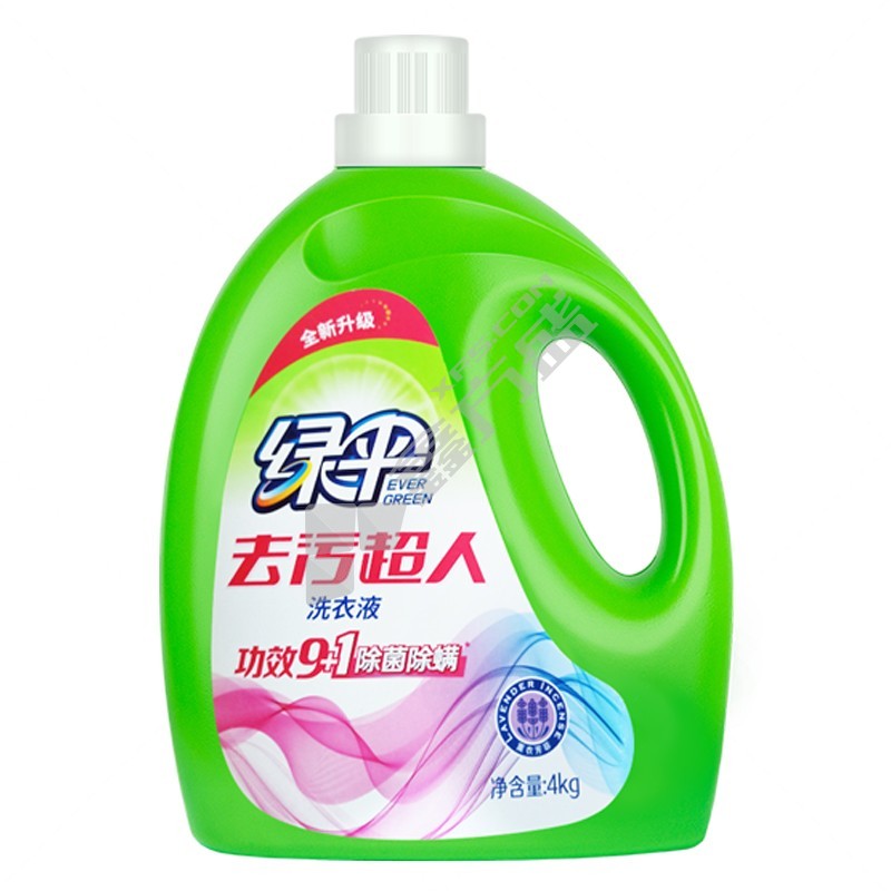 绿伞 去污超人除菌洗衣液 4kg 玉兰幽香