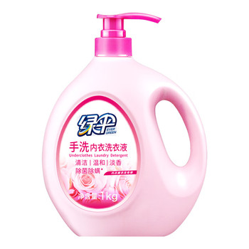 绿伞 手洗内衣洗衣液 1kg 玫瑰香氛