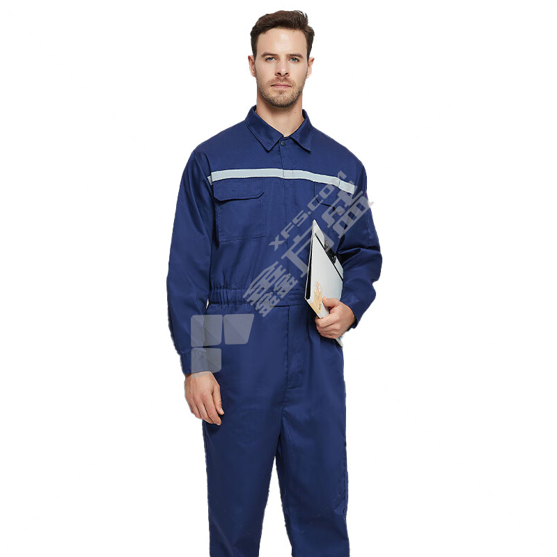 佰益 6010L防静电连体服 XL 175cm 深蓝色 6010L