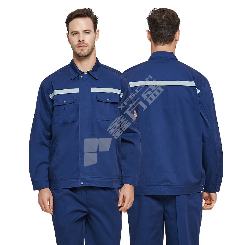 佰益 6024抗油拒水防静电服 3XL 185cm 深蓝色 6024