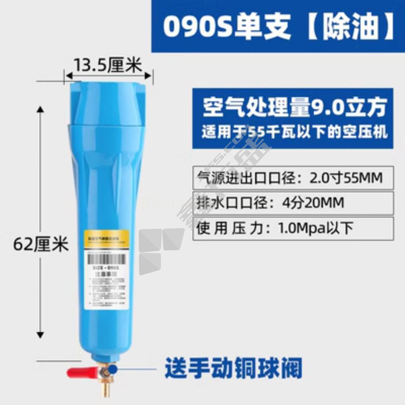 QPSC级精密过滤器 090S级 DN50(2寸) DN15=4分