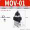 MOV系列二位二通机械阀 MOV-01-12mm G1/8 0.1~0.8MPa