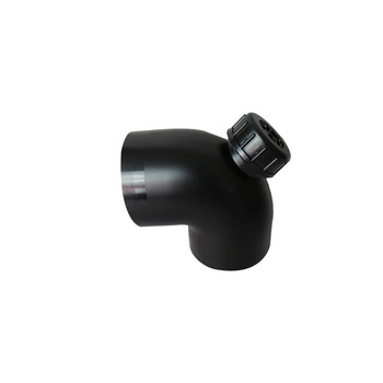 高通 HDPE虹吸同层排水弯头90°带口 200 黑色