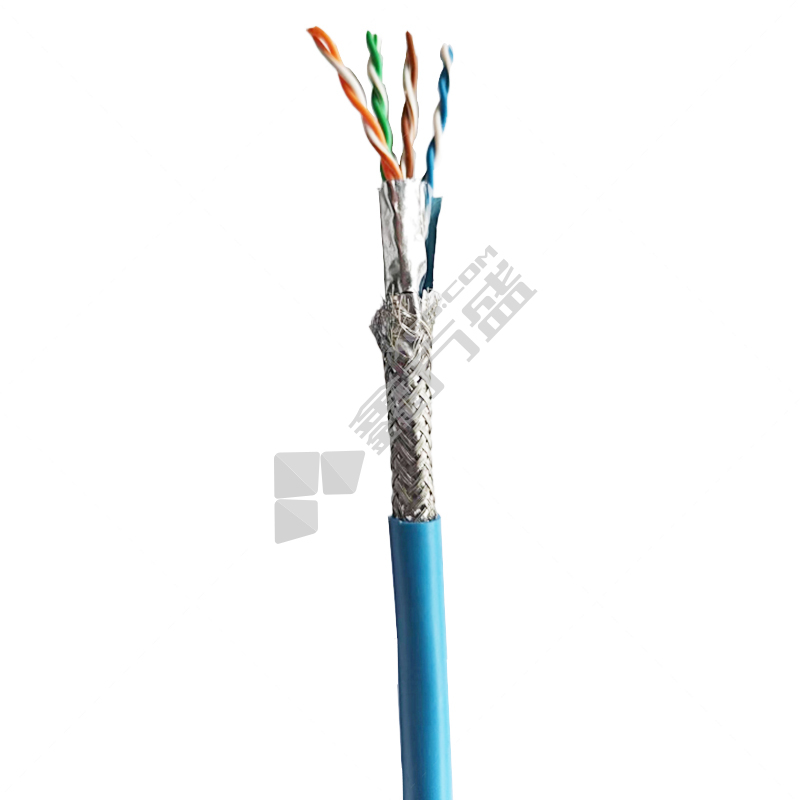 LFOC 超五类屏蔽矿用通信电缆 MHSYVP-5 蓝色 4*2*0.5mm