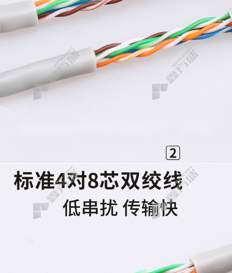 【LFOC 六类低烟无卤单屏蔽F/UTP网线 LF6LSZH-B 4*2芯*0.57mm 白色 305米多少钱】LF6LSZH-B/4*2芯 ...