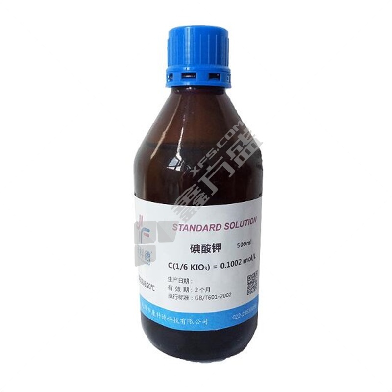康科德 碘酸钾标准滴定溶液-0.1mol/L 500ml 碘酸钾 by00281