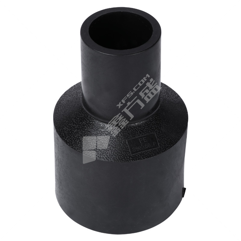 东宏 PE异径直通对接 200*180 短 1.6MPa 黑色