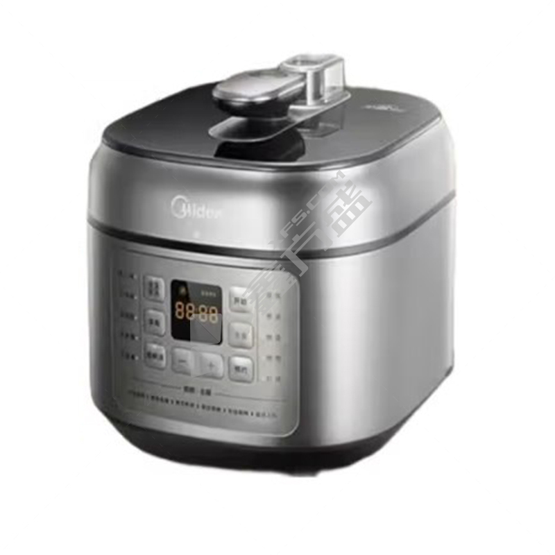 美的 少盐提鲜电压力锅 6L 1000W MY-C643G 钛钢灰