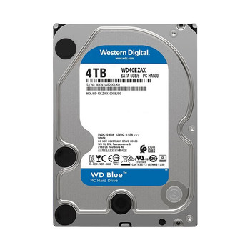 西部数据 WD40EZAX台式机机械硬盘 4TB 蓝色  SATA WD40EZAX