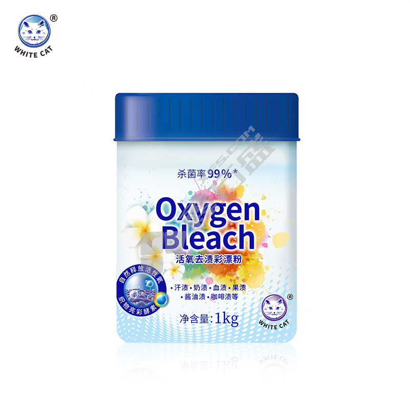 白猫 双效活氧去渍彩漂粉 1kg